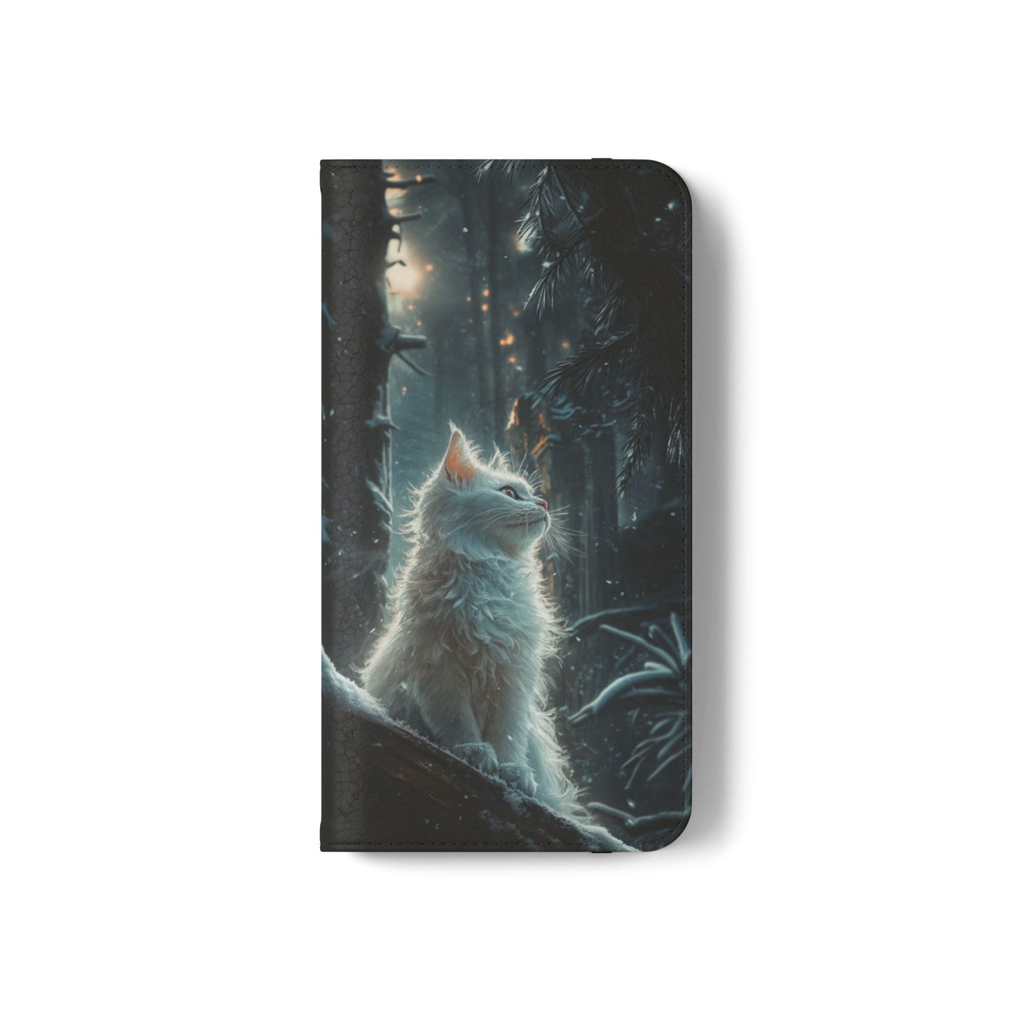 Winter Spirit Cat - Wallet Flip Case