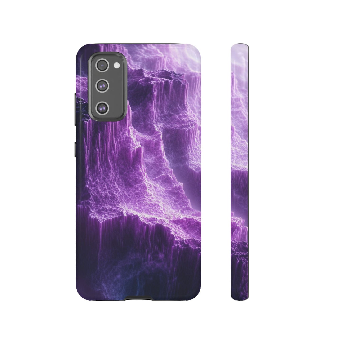Purple Crystal Canyon - Tough Samsung Galaxy Case