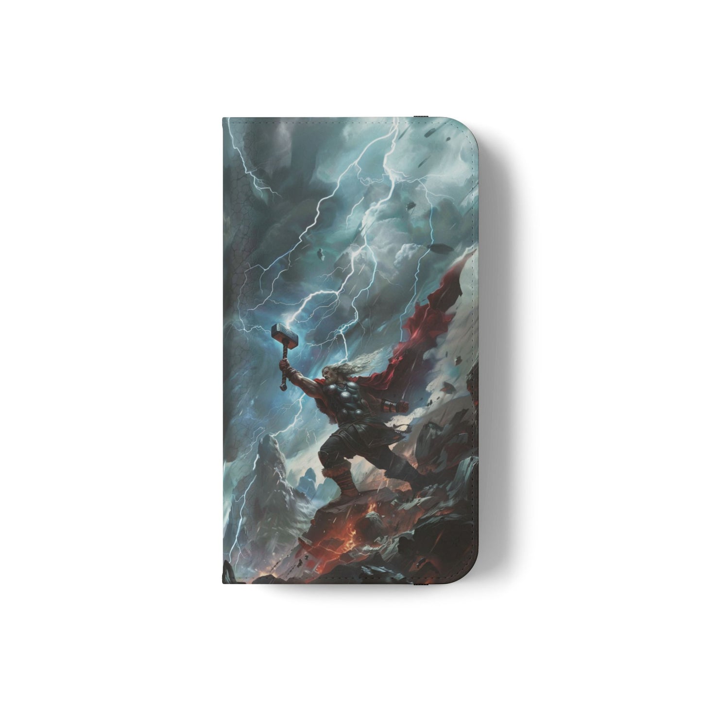Thor Lightning Storm - Wallet Flip Case