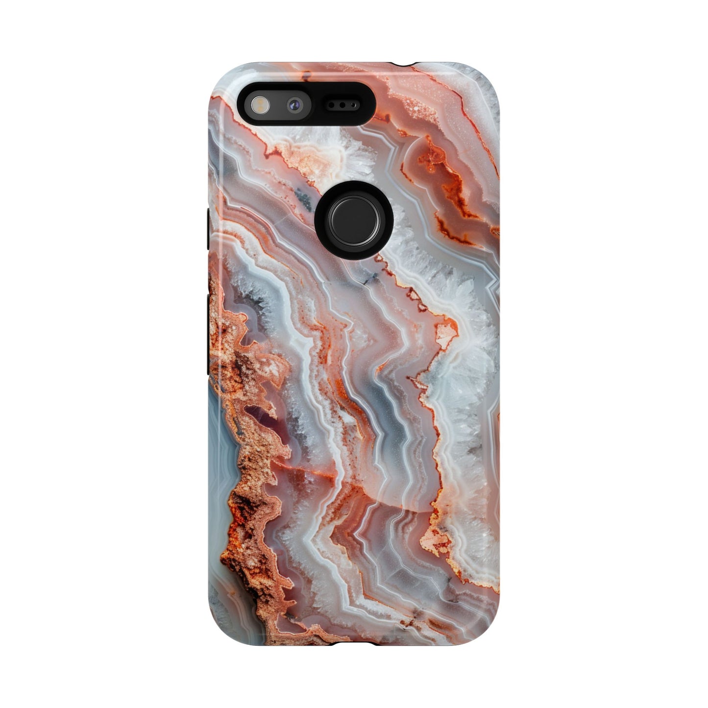 Rose Agate Currents – Tough Google Pixel Case