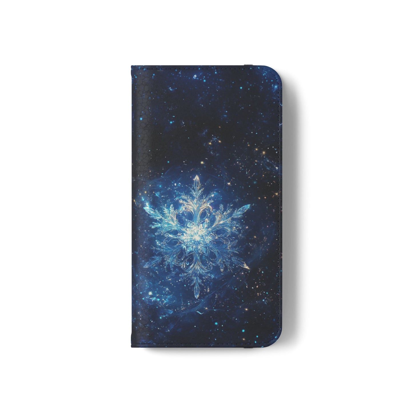 Cosmic Snowflake - Wallet Flip Case