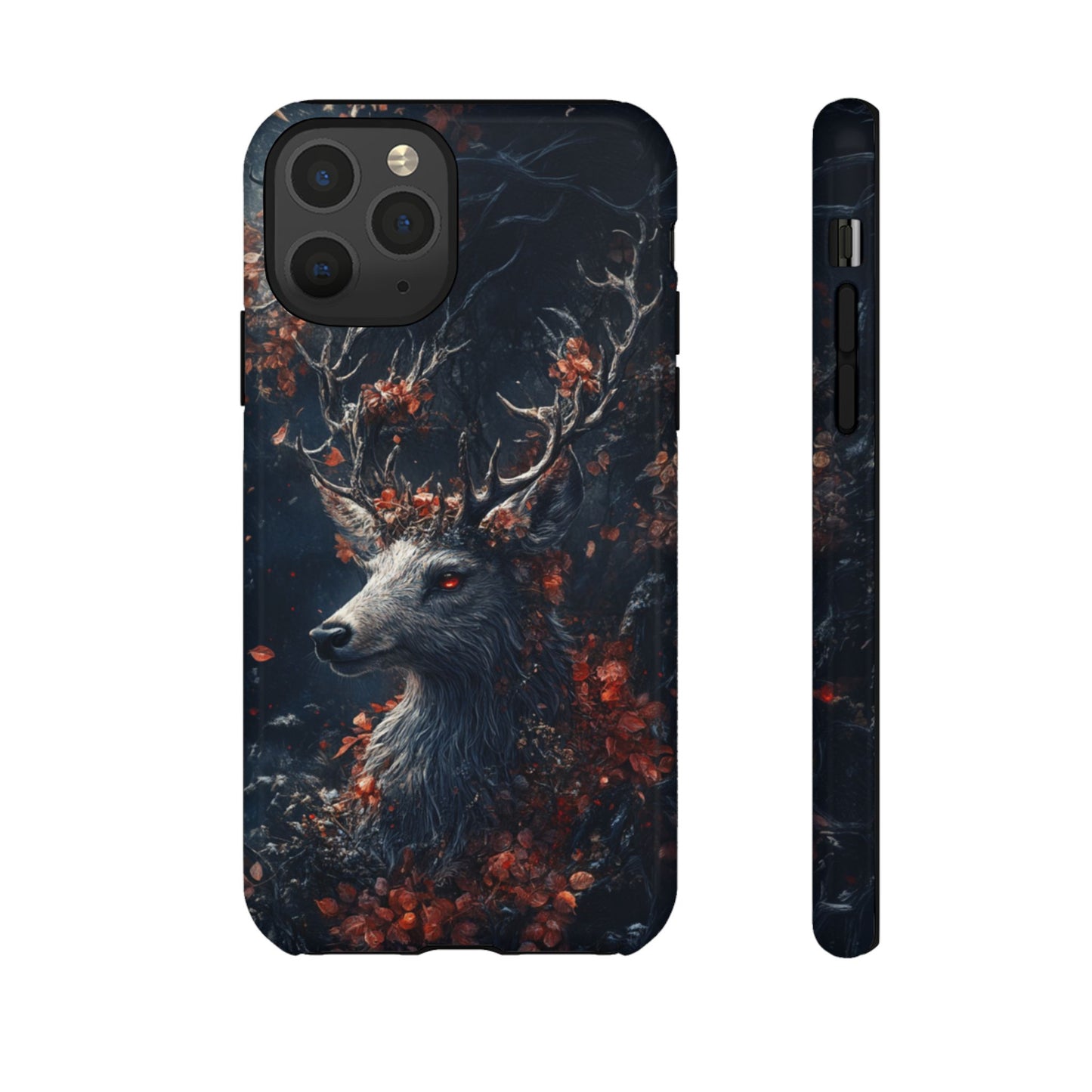 Crimson Stag Blossom – Tough iPhone Case
