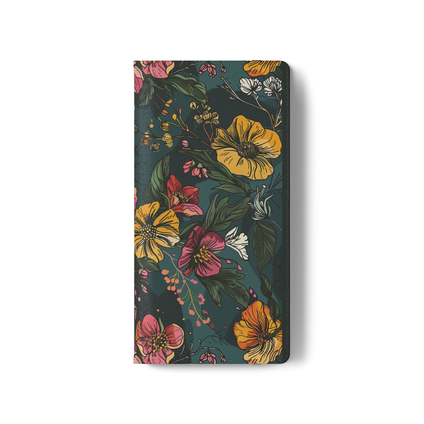 Vintage Floral Bloom - Wallet Flip Case