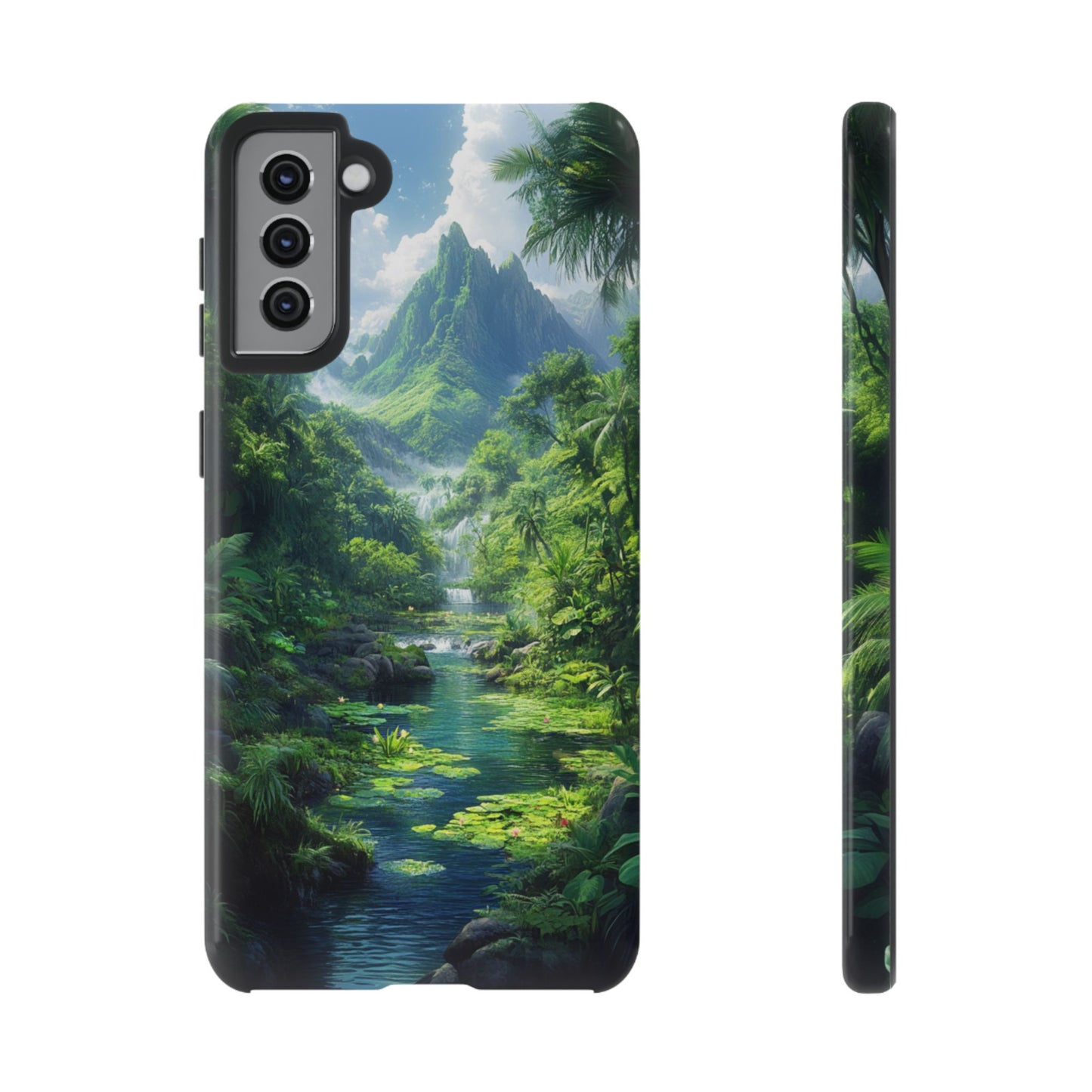 Verdant Jungle Cascade – Tough Samsung Galaxy Case