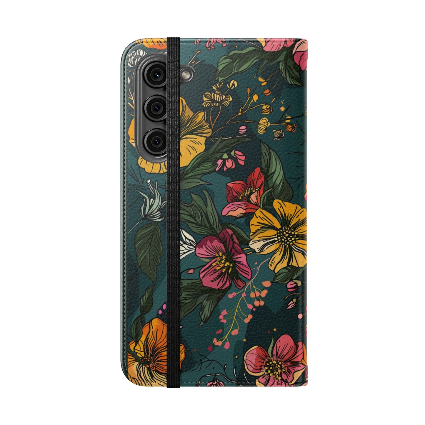 Vintage Floral Bloom - Wallet Flip Case