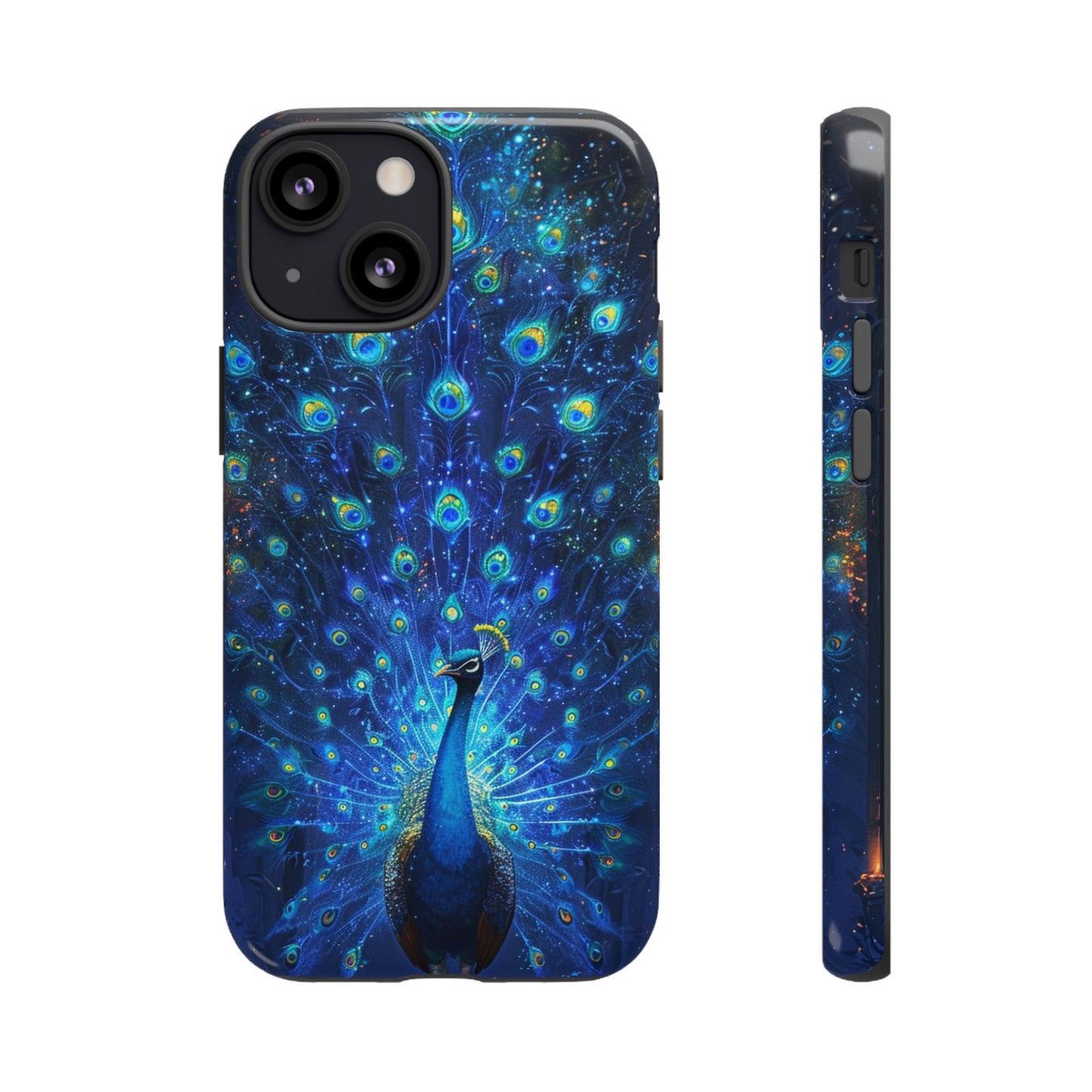 Starlit Peacock Majesty – Tough iPhone Case