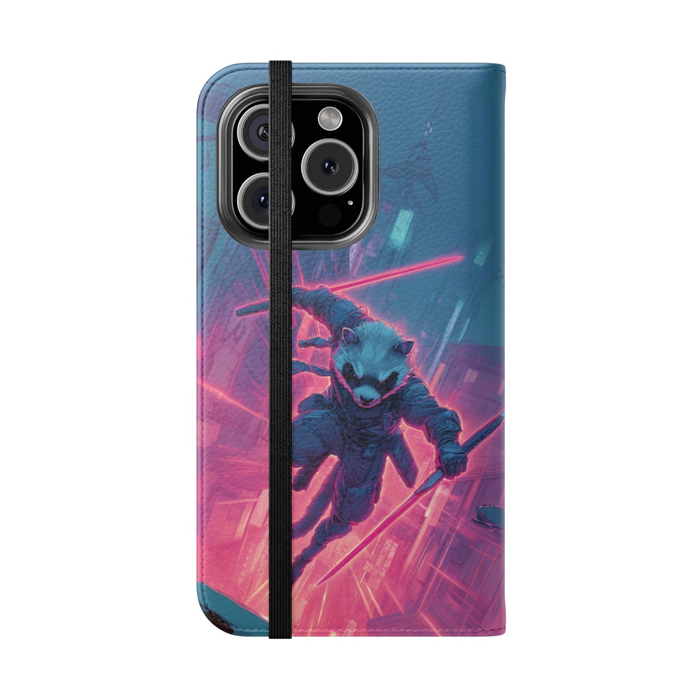 Cyberpunk Ferret - Wallet Flip Case
