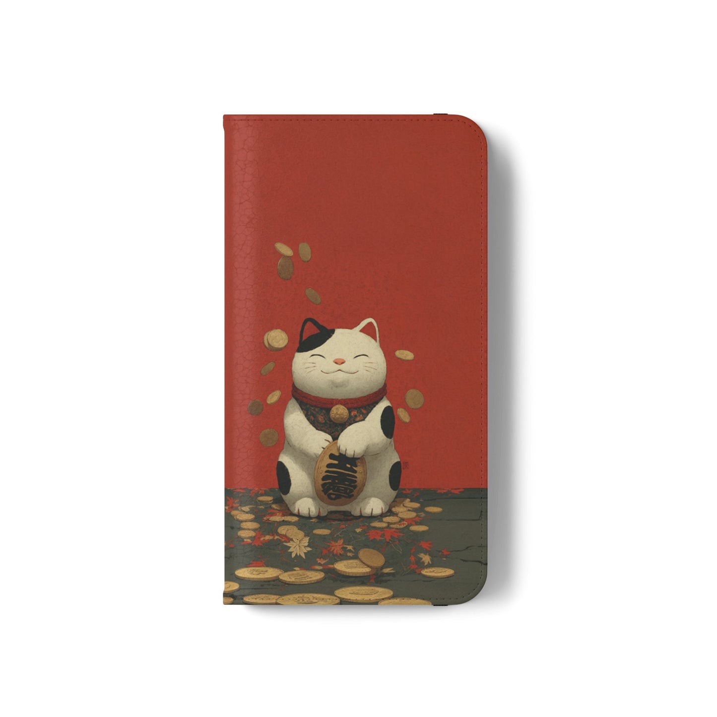 Lucky Cat - Wallet Flip Case