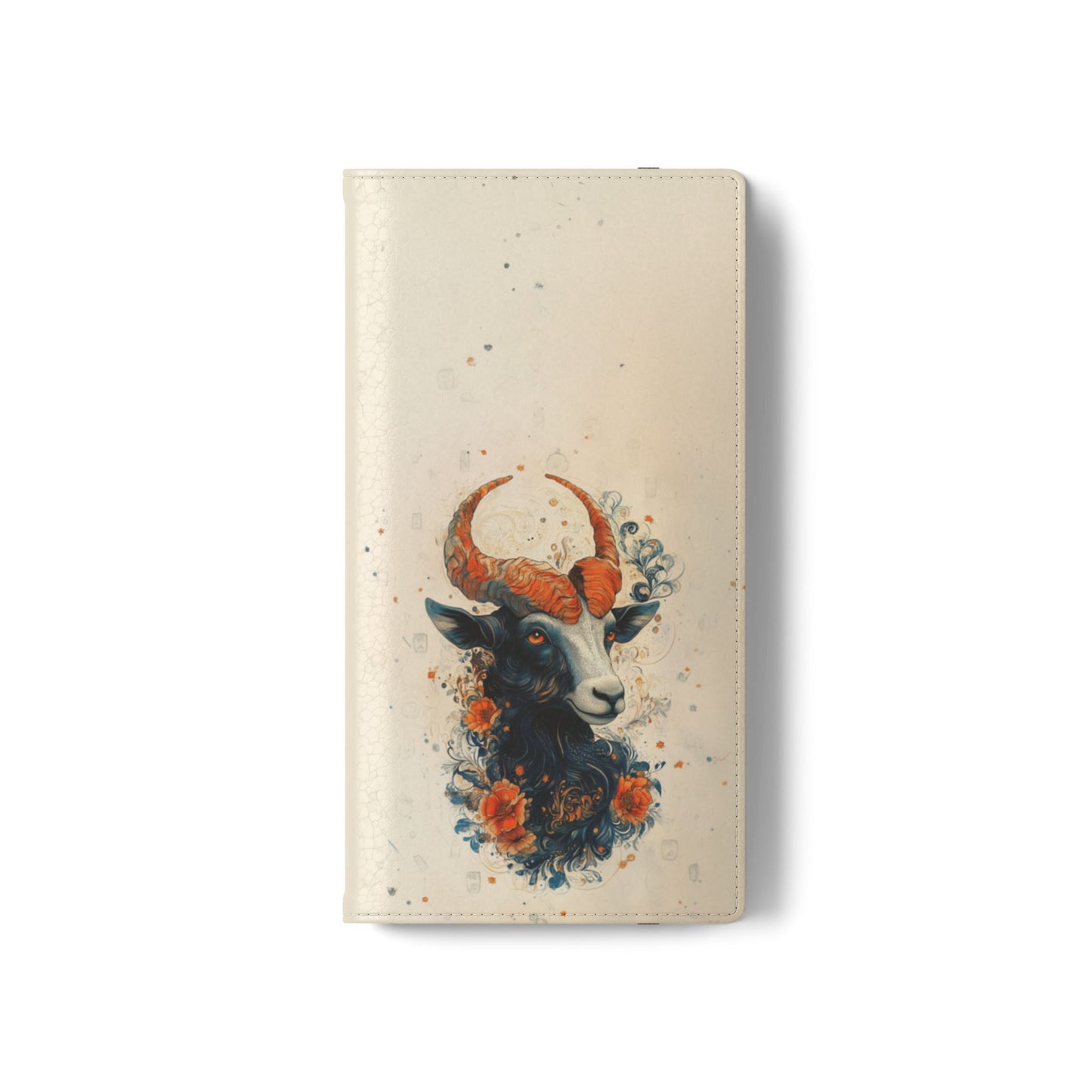 Capricorn Celestial Goat - Wallet Flip Case
