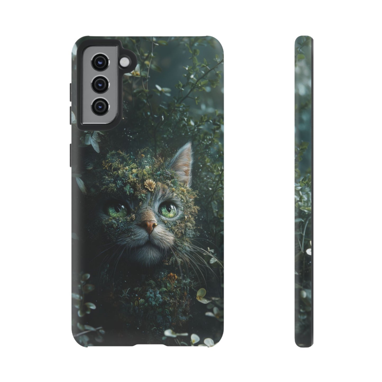 Forest Fantasy Cat Phone Case – iPhone, Google Pixel, Samsung Galaxy