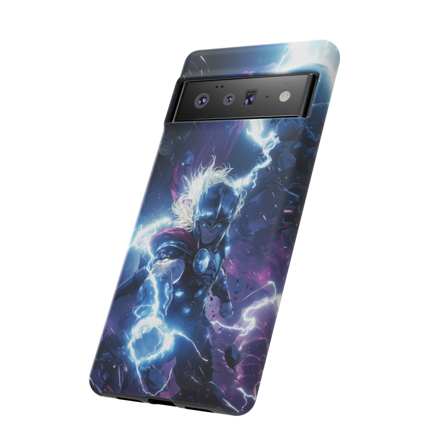 Lightning Fury: Thor Anime Action Phone Case - iPhone, Google Pixel, Samsung