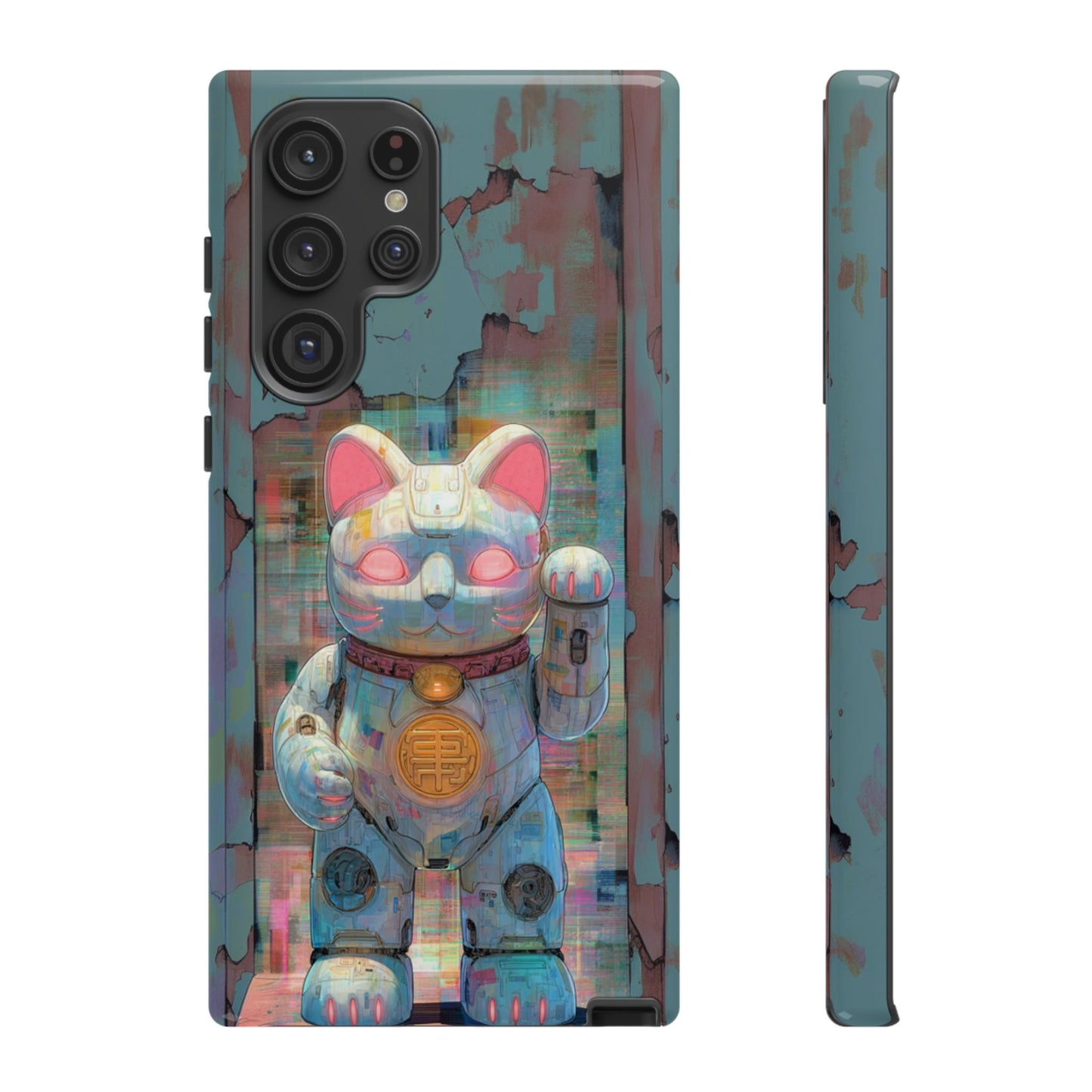 Cyber Lucky Cat - Tough Samsung Galaxy Case