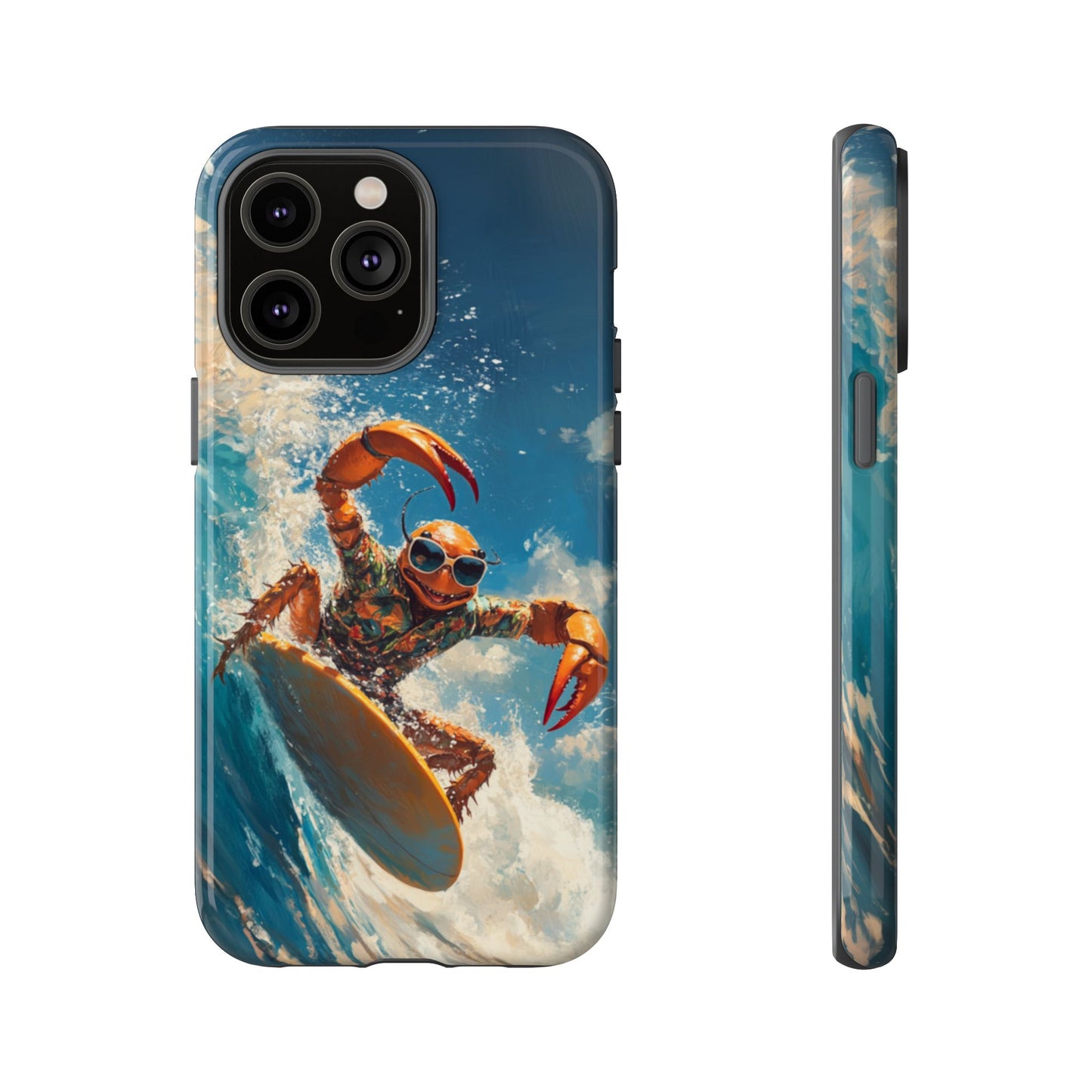 Surfing Crab - Tough iPhone Case