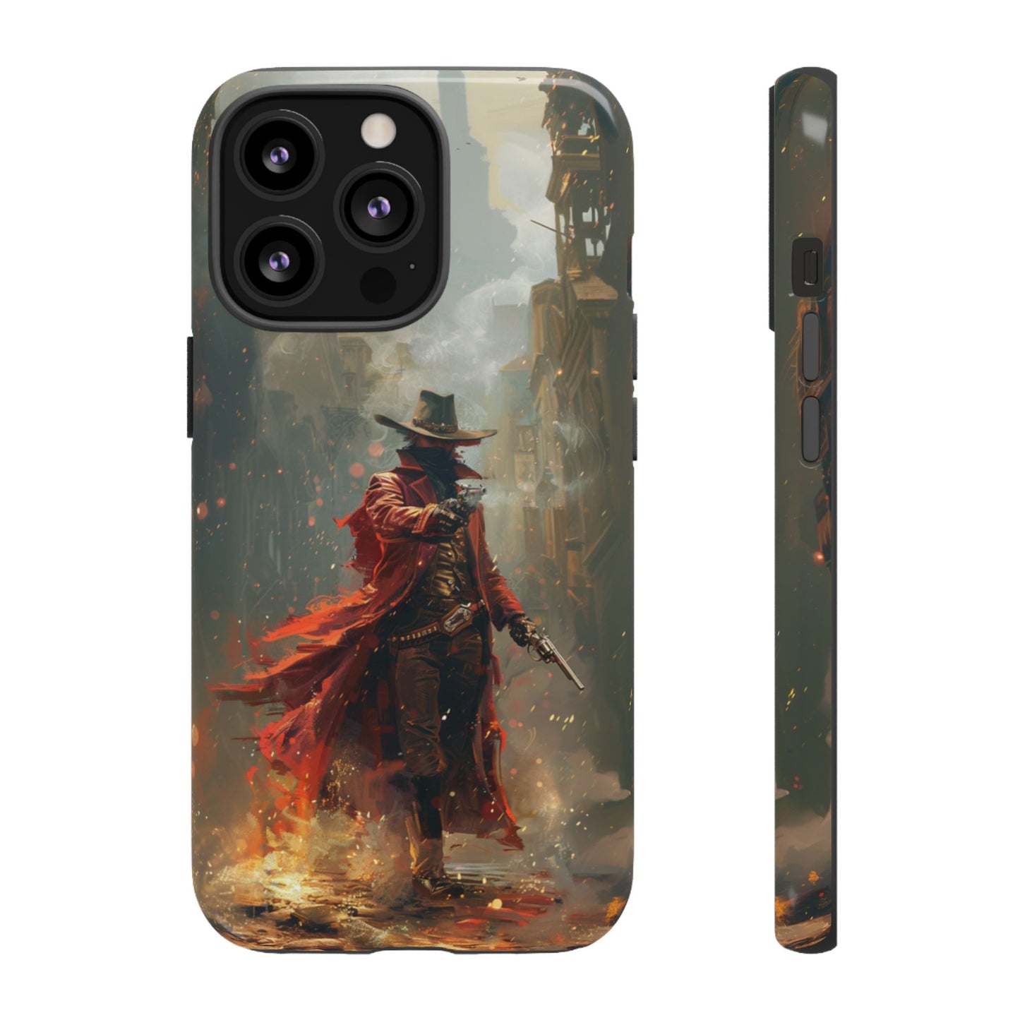 Crimson Gunslinger – Tough iPhone Case