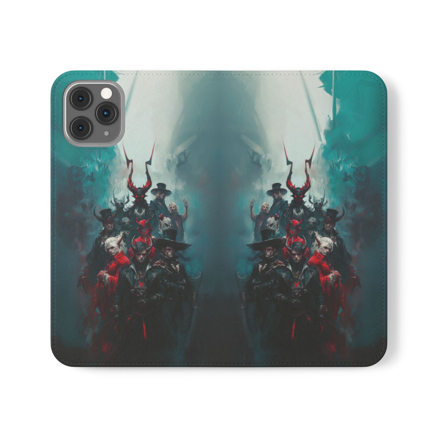 Dark Fantasy Demon Hunters - Wallet Flip Case