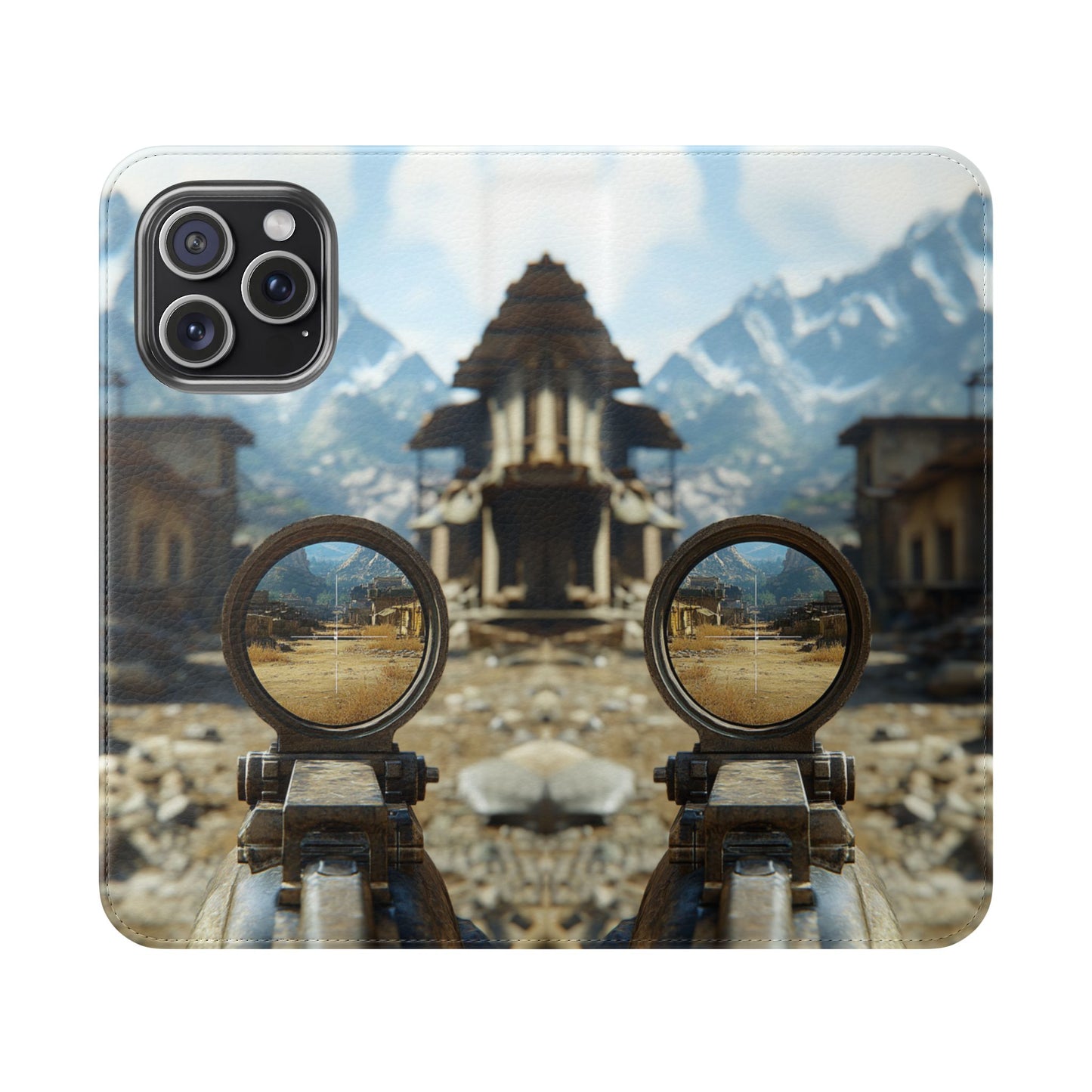 Desert Sniper Focus - Wallet Flip Case