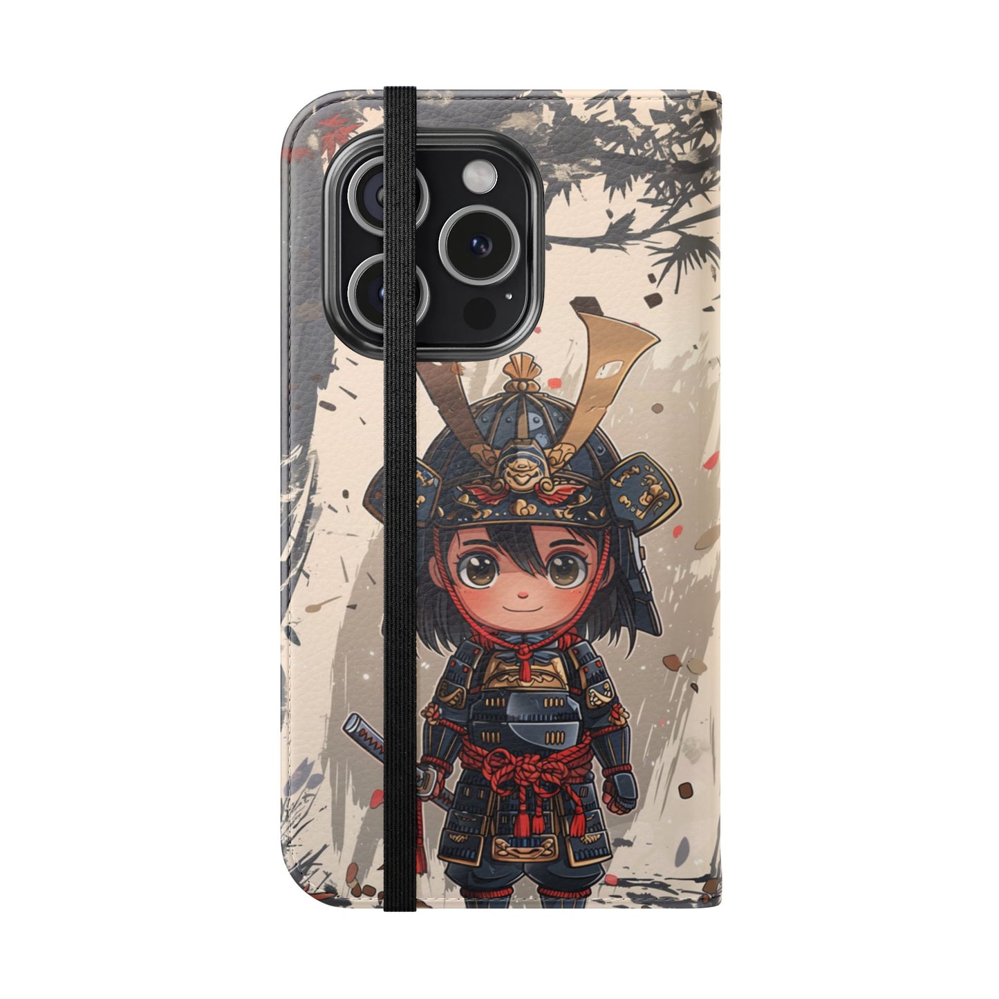 Chibi Samurai - Wallet Flip Case