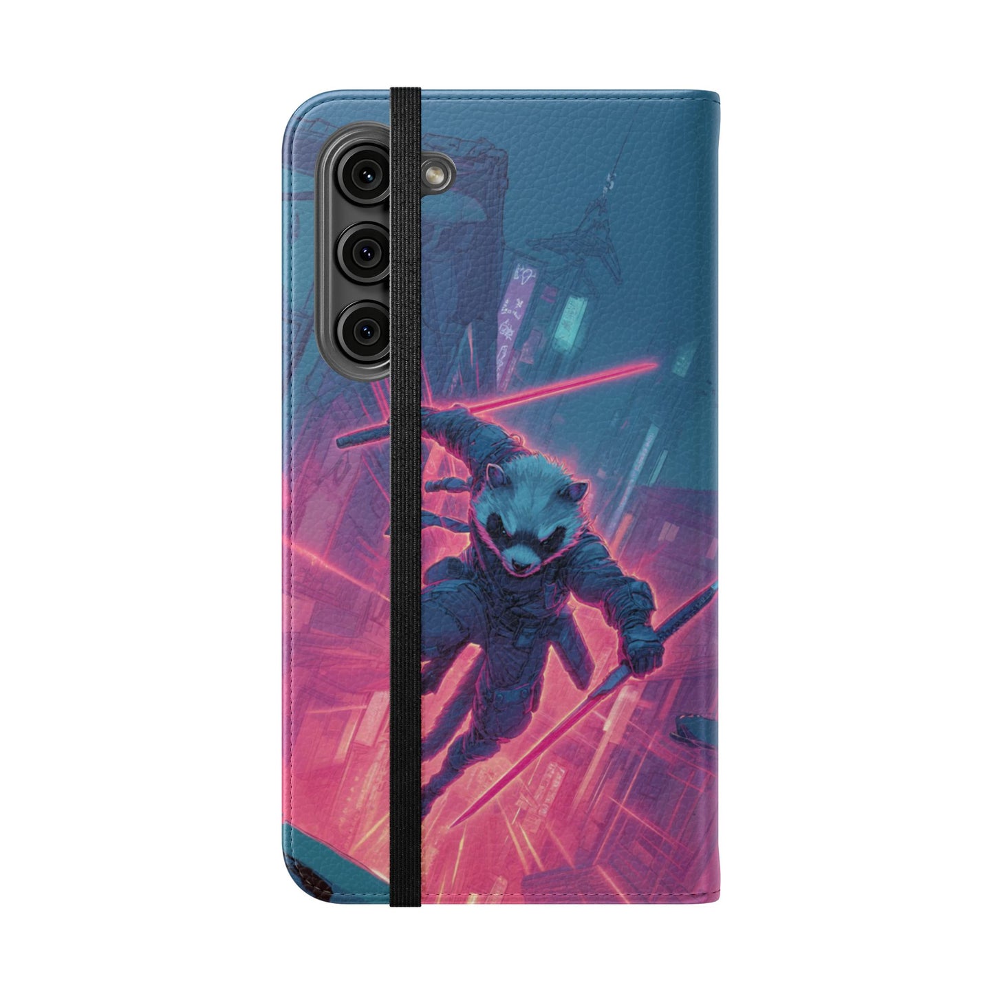 Cyberpunk Ferret - Wallet Flip Case