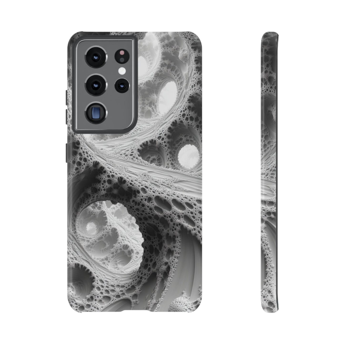 Monochrome Fractal – Tough Samsung Galaxy Case