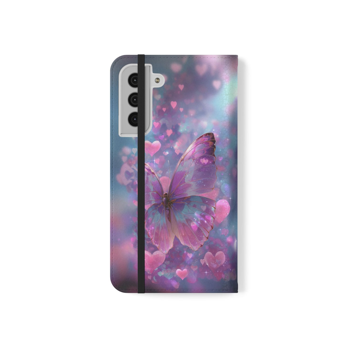 Cupid's Flutter Butterfly - Wallet Flip Case