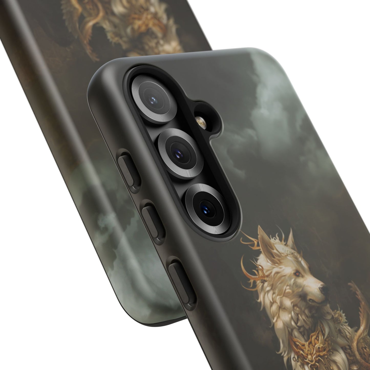 Antlered Wolf Guardian - Tough Samsung Galaxy Case