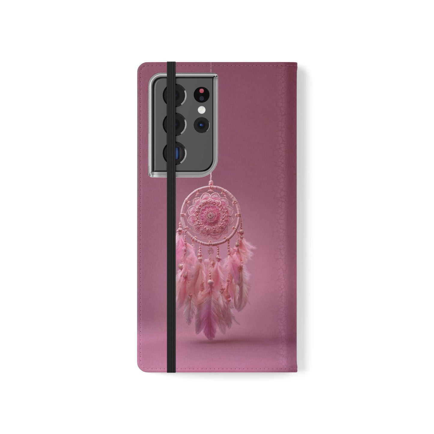 Pink Lace Dreamcatcher - Wallet Flip Case