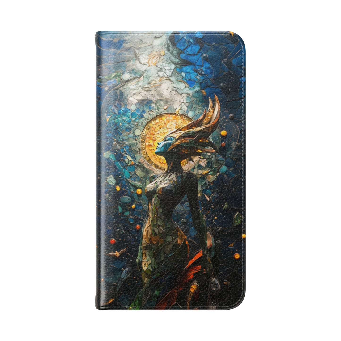 Stained Glass Goddess - Wallet Flip Case