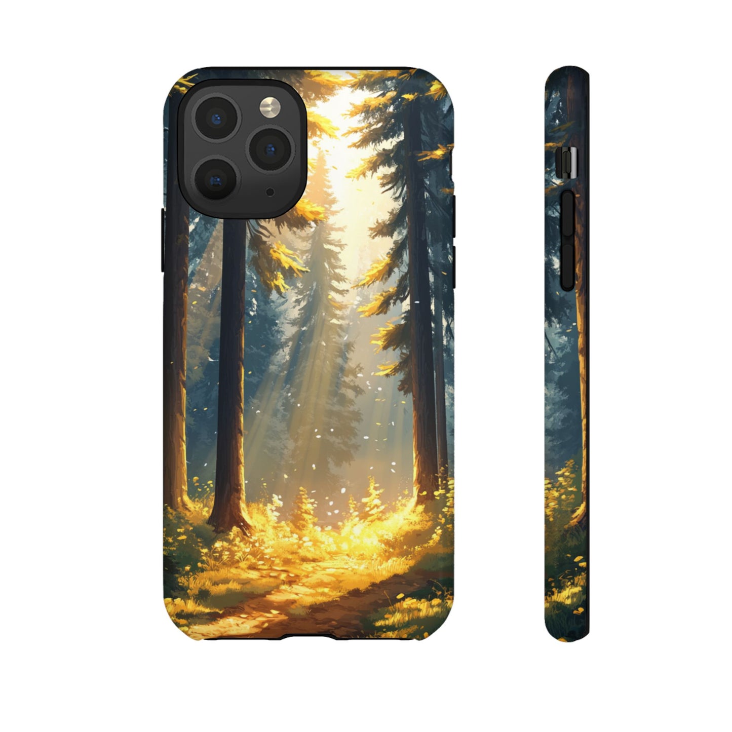 Golden Forest Path – Tough iPhone Case