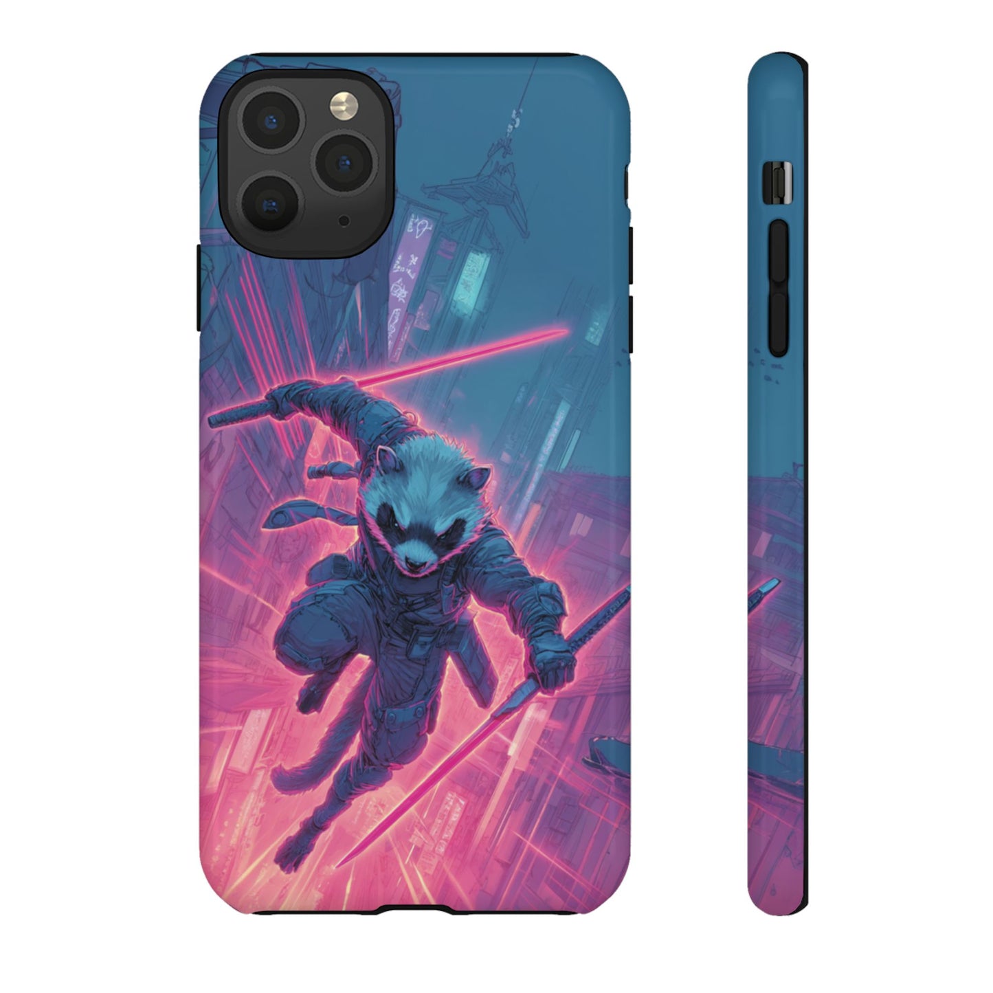 Cyberpunk Ferret - Tough iPhone Case