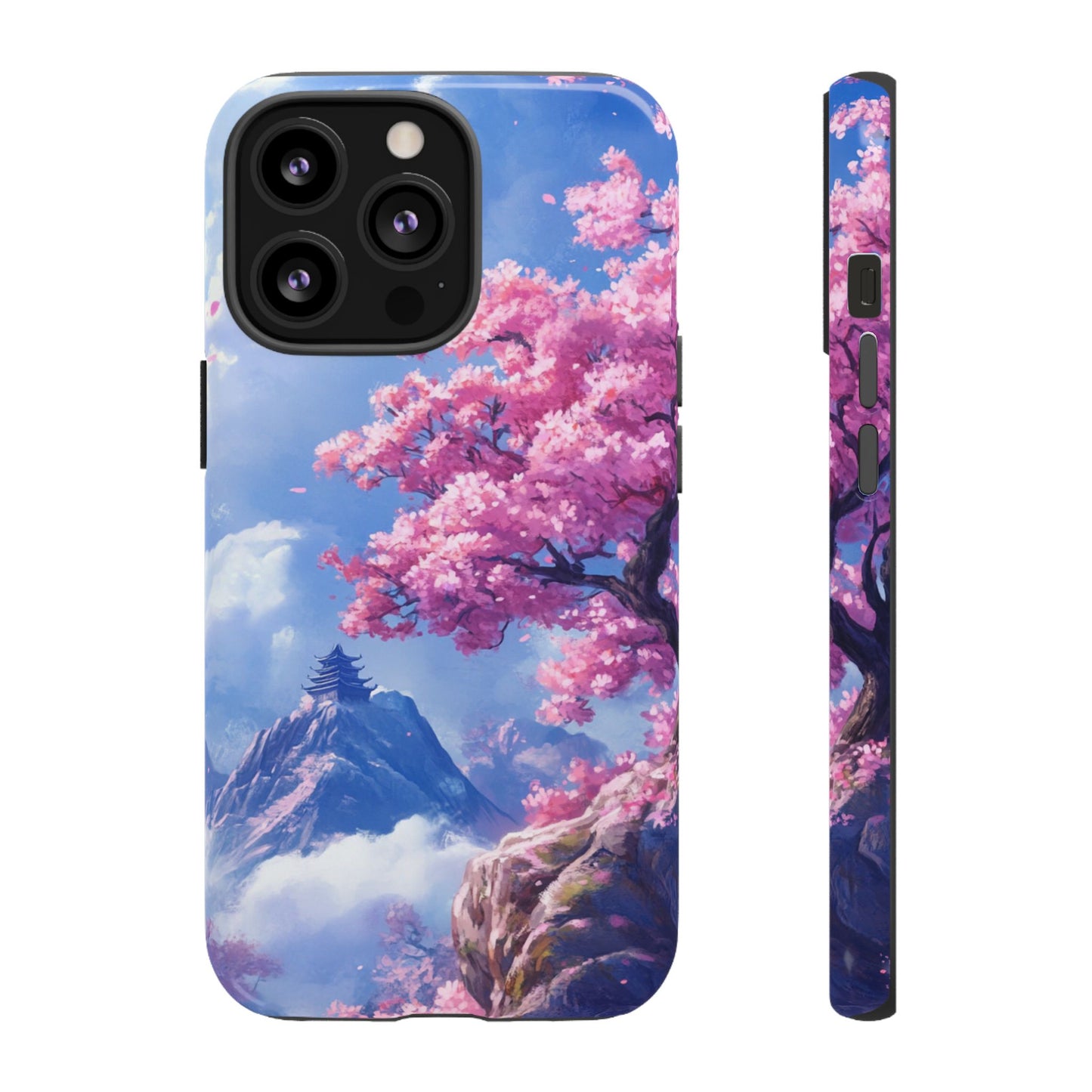 Sakura Sky Temple - Tough iPhone Case