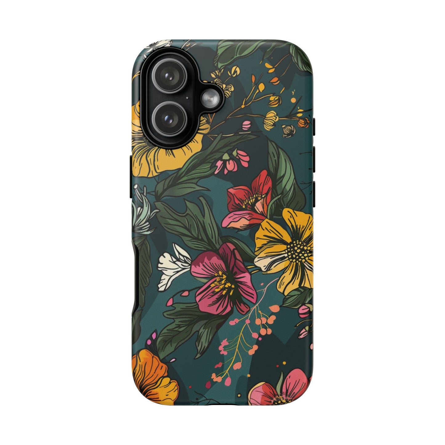 Vintage Floral Bloom – Tough iPhone Case