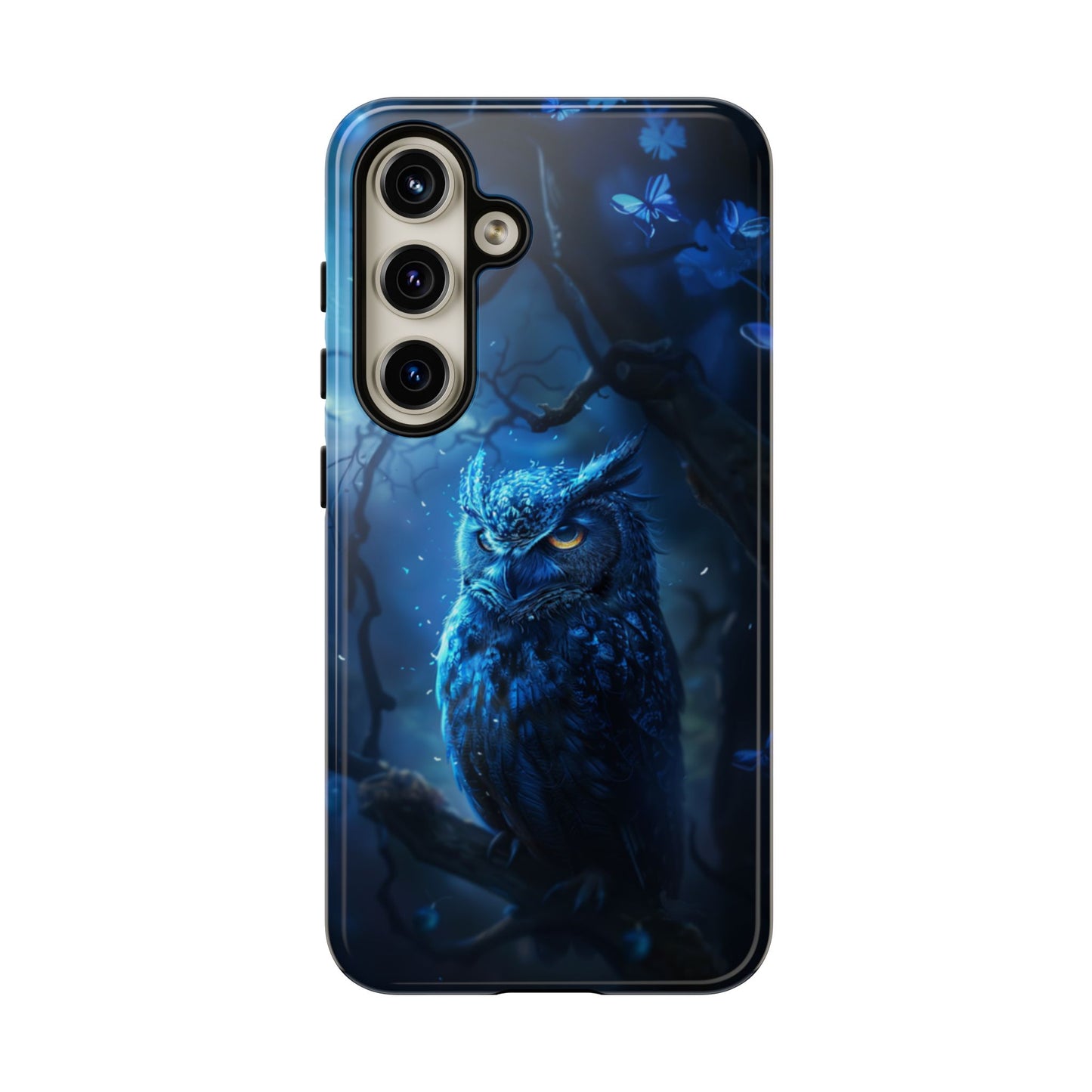 Azure Nocturne Owl – Tough Samsung Galaxy Case