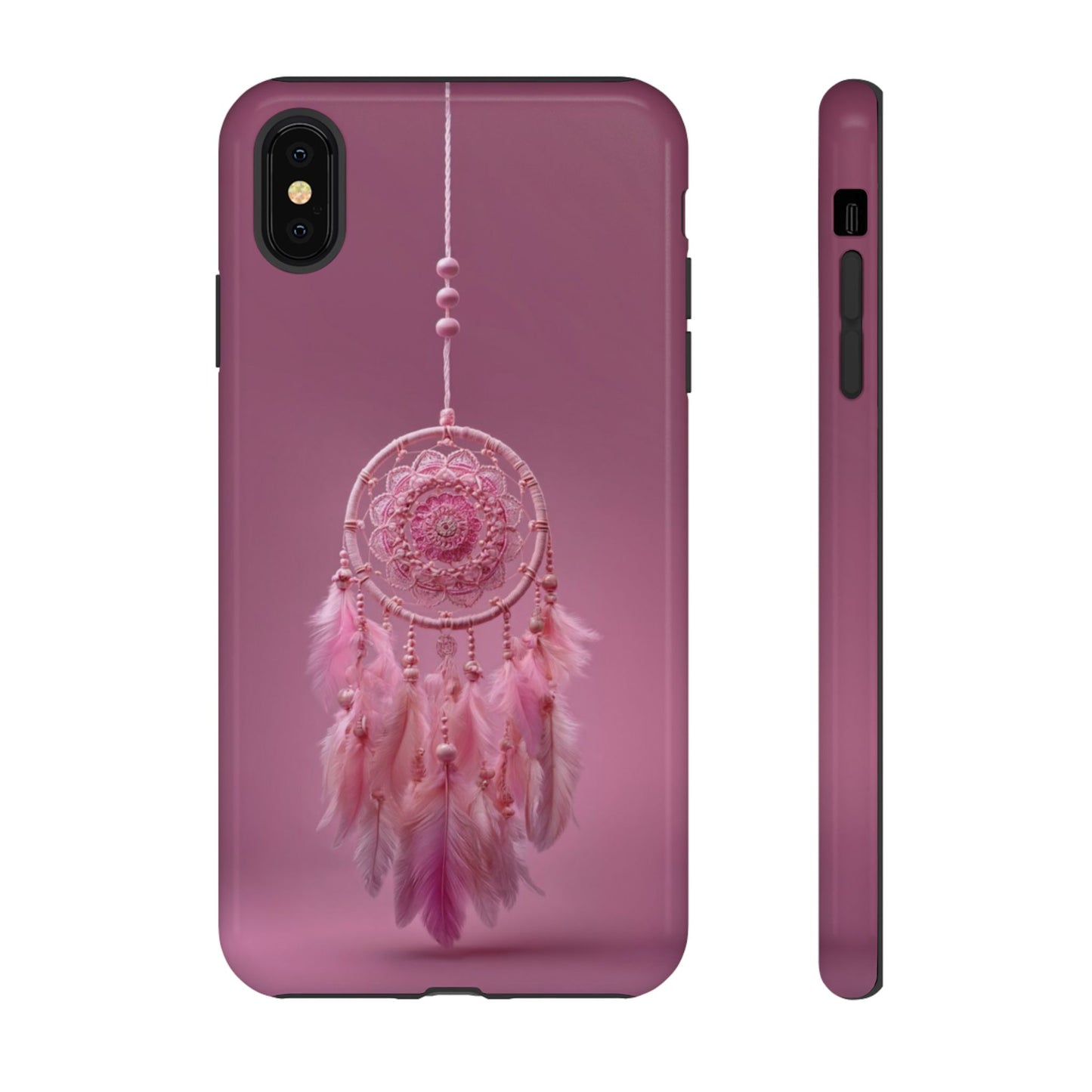 Pink Lace Dreamcatcher - Tough iPhone Case