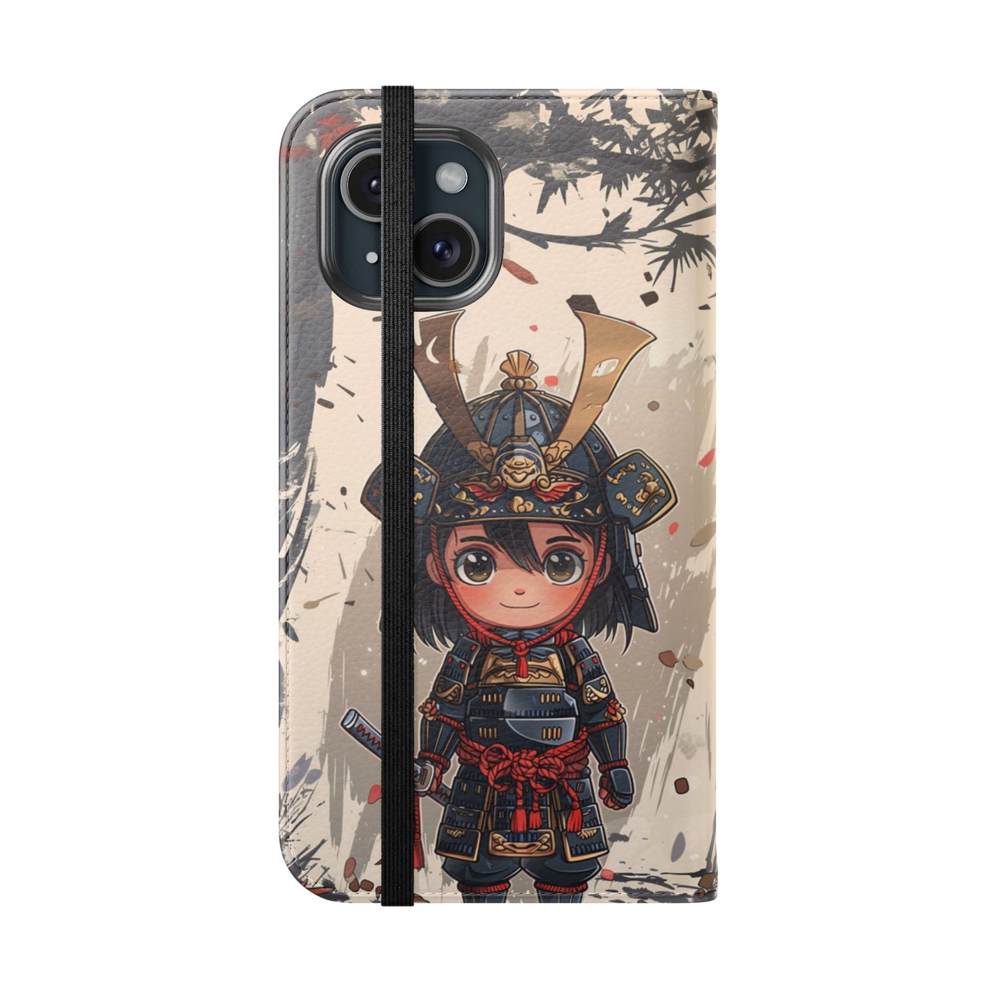 Chibi Samurai - Wallet Flip Case