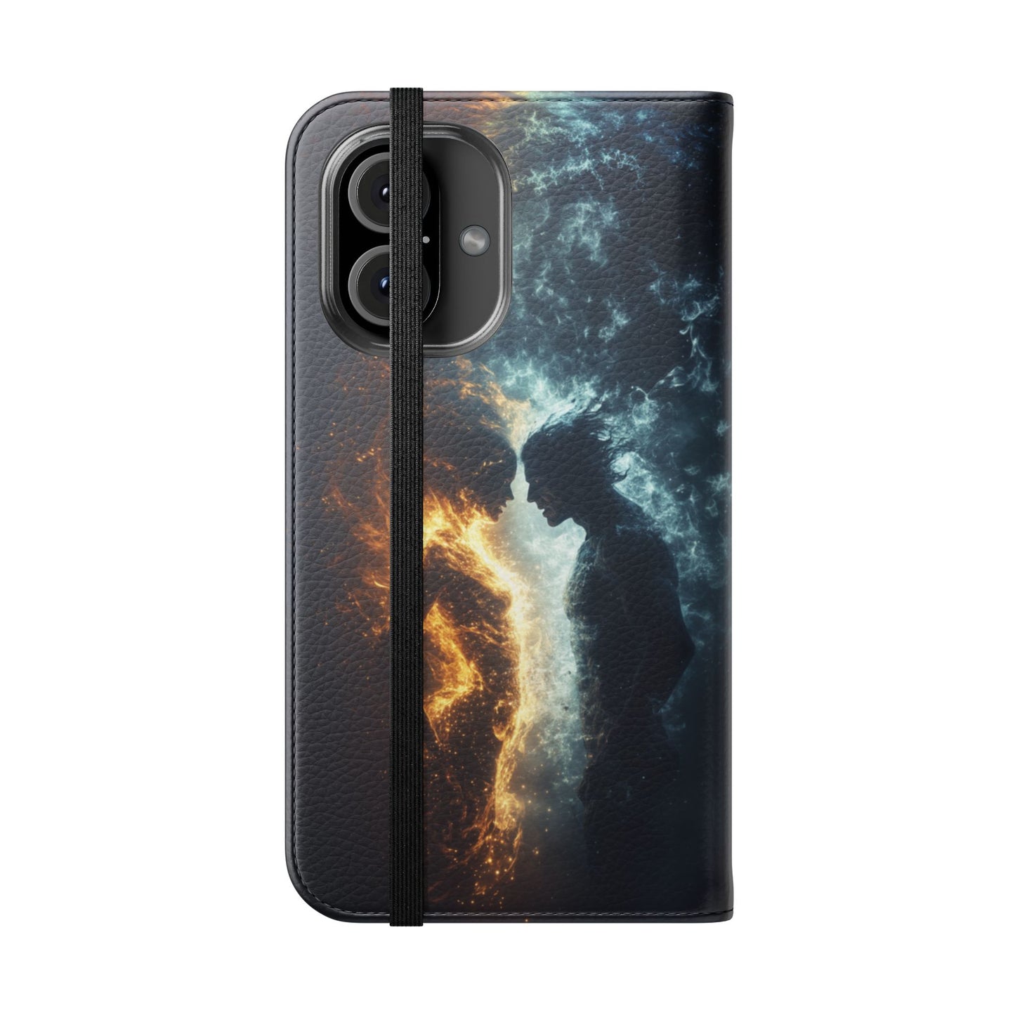 Fire & Frost Lovers - Wallet Flip Case