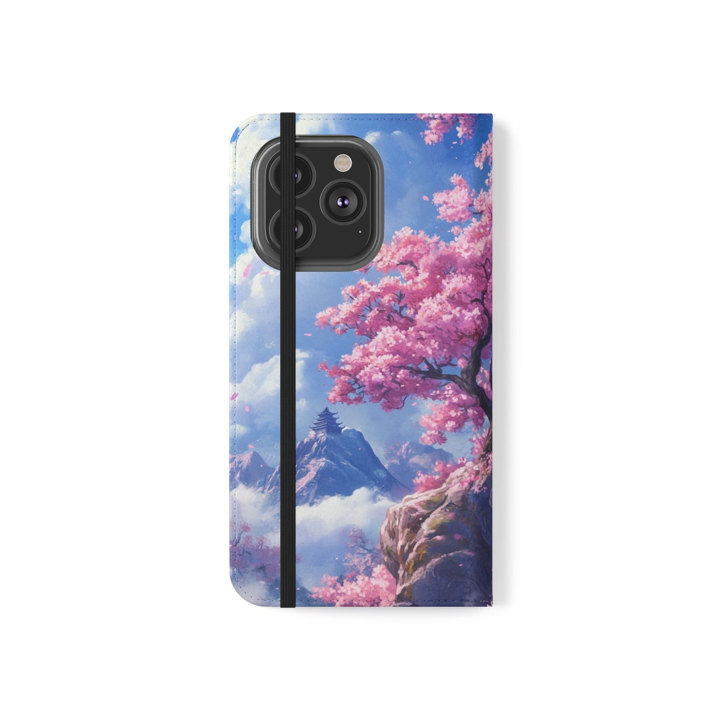 Sakura Sky Temple - Wallet Flip Case