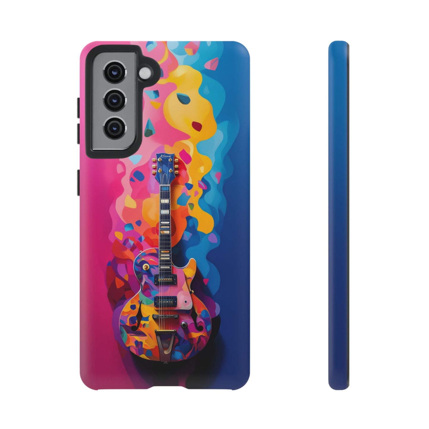 Vibrant Abstract Guitar Phone Case - iPhone, Google Pixel, Samsung Galaxy