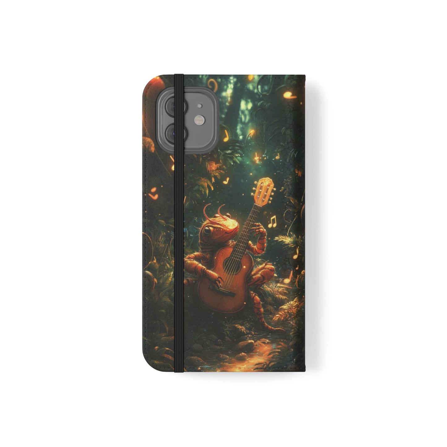 Serenade Forest Guitarist - Wallet Flip Case