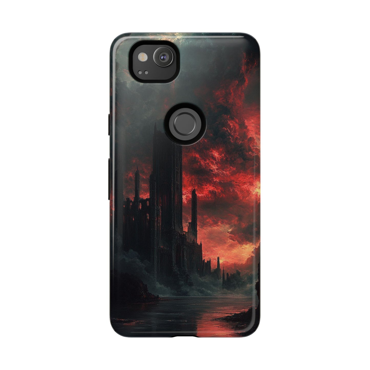 Crimson Dread Citadel – Tough Google Pixel Case