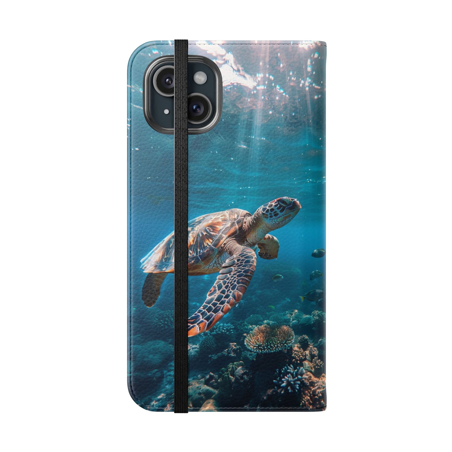 Ocean Guardian Sea Turtle - Wallet Flip Case