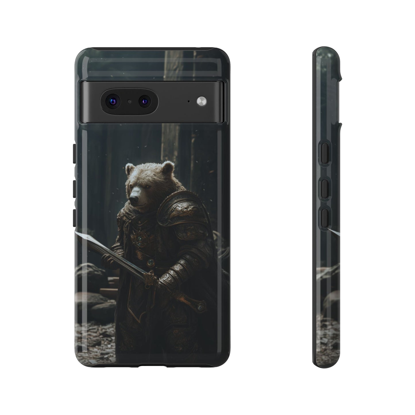 Medieval Bear Warrior Knight - Tough Google Pixel Case