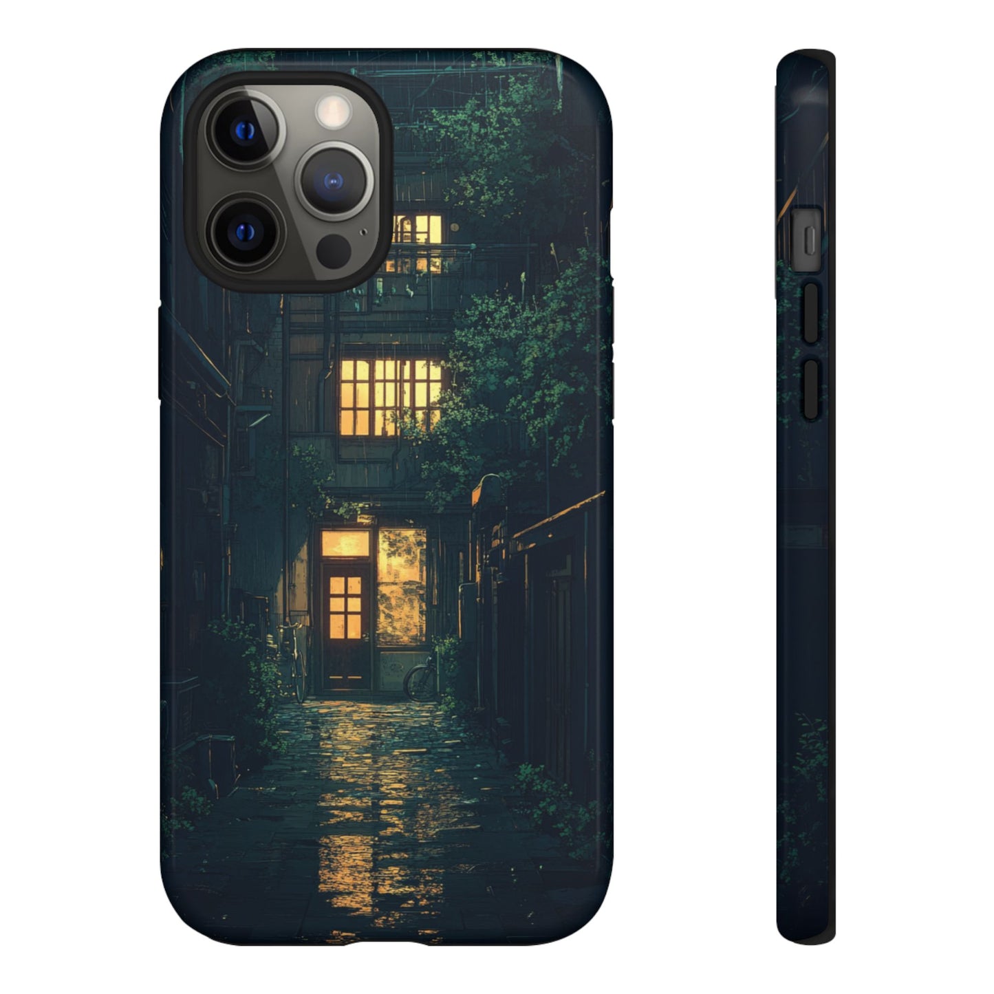 Rainy Alley - Tough iPhone Case