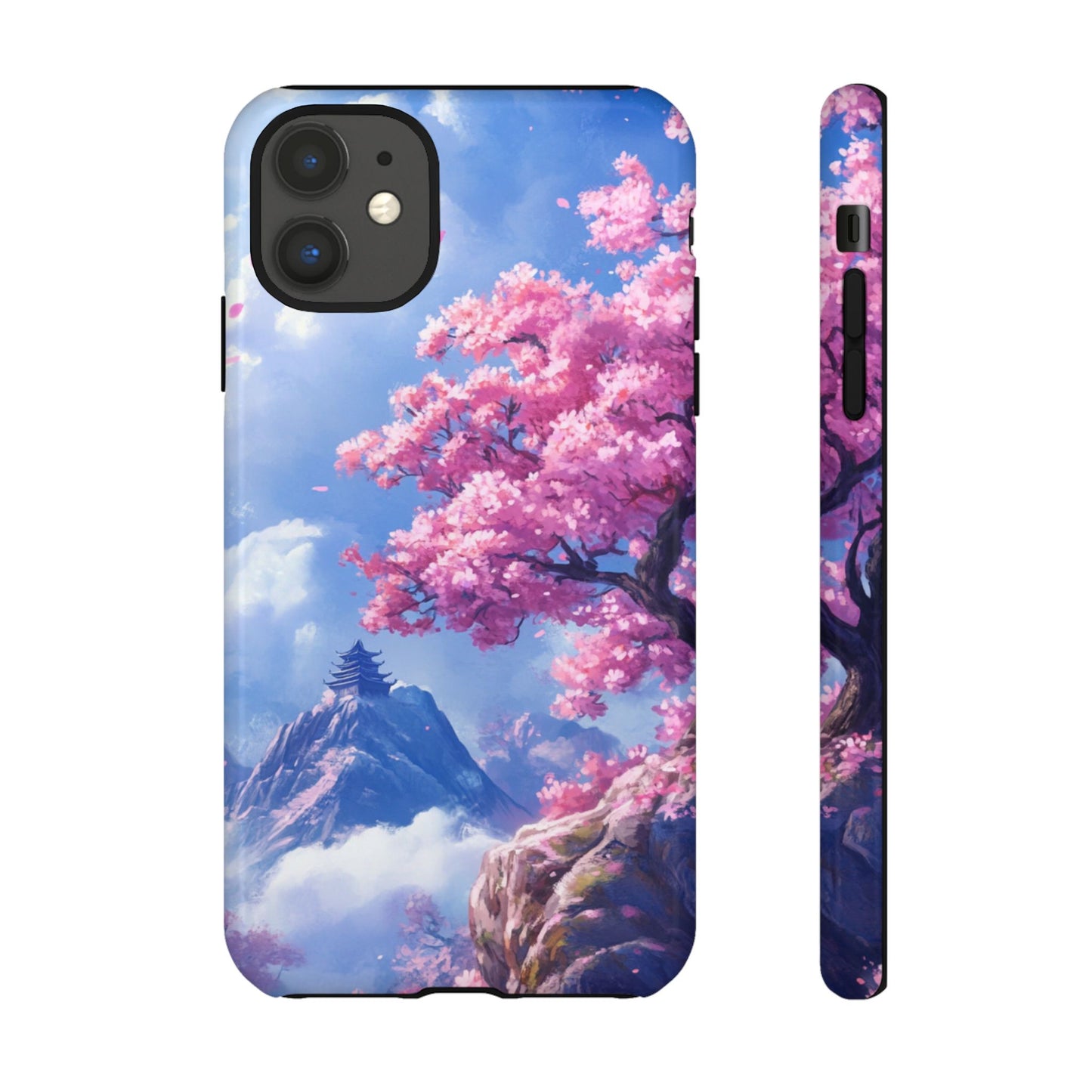 Sakura Sky Temple - Tough iPhone Case