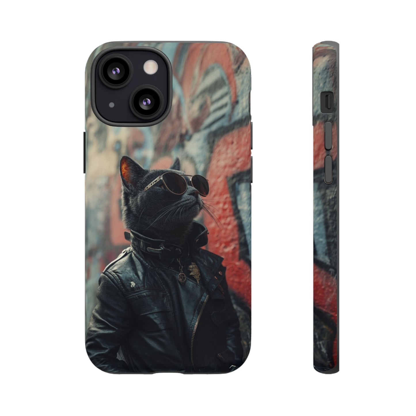 Punk Rock Cat Phone Case – iPhone, Google Pixel, Samsung Galaxy