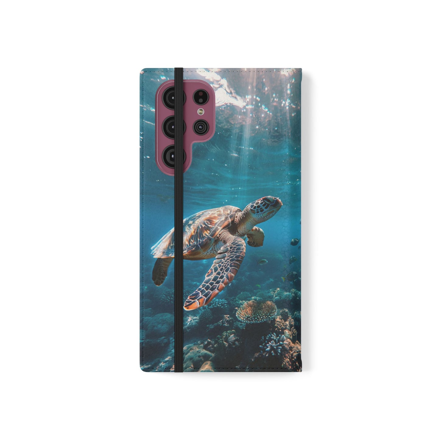 Ocean Guardian Sea Turtle - Wallet Flip Case