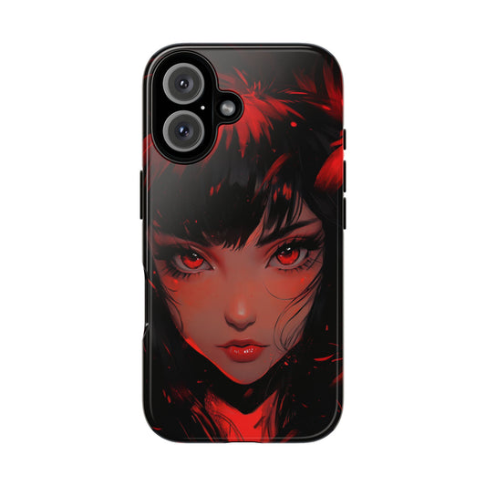 Fiery Gaze Anime Phone Case – iPhone, Google Pixel, Samsung Galaxy