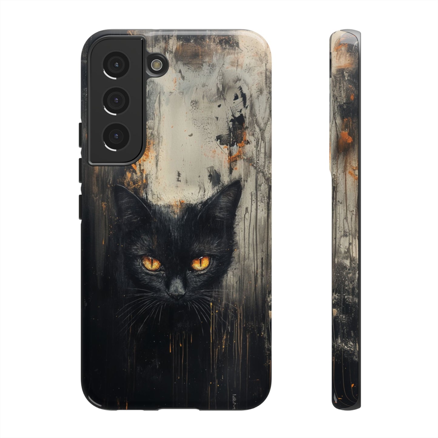 Enigmatic Black Cat Phone Case - iPhone, Google Pixel, Samsung Galaxy