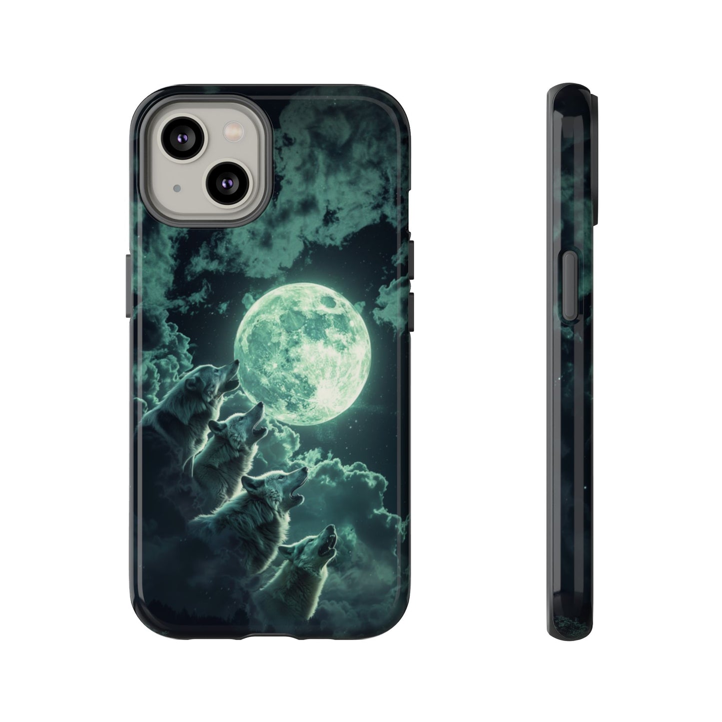 Moonlit Wolf Chorus - Tough iPhone Case