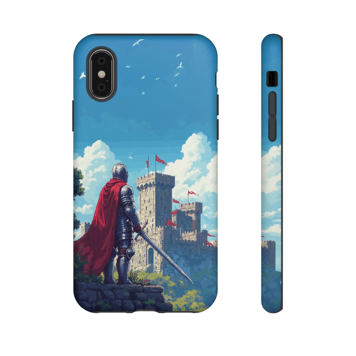 Pixel Knight Adventure Phone Case - iPhone, Google Pixel, Samsung Galaxy