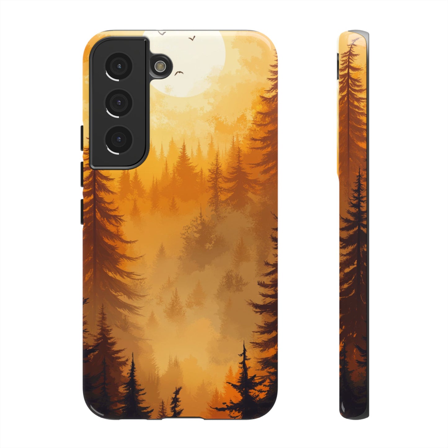 Golden Forest Silhouette – Tough Samsung Galaxy Case